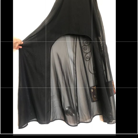 Maxi high low skirt - Picture 4 of 12